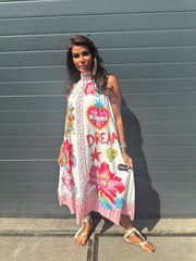 Halterjurk Dream multicolor