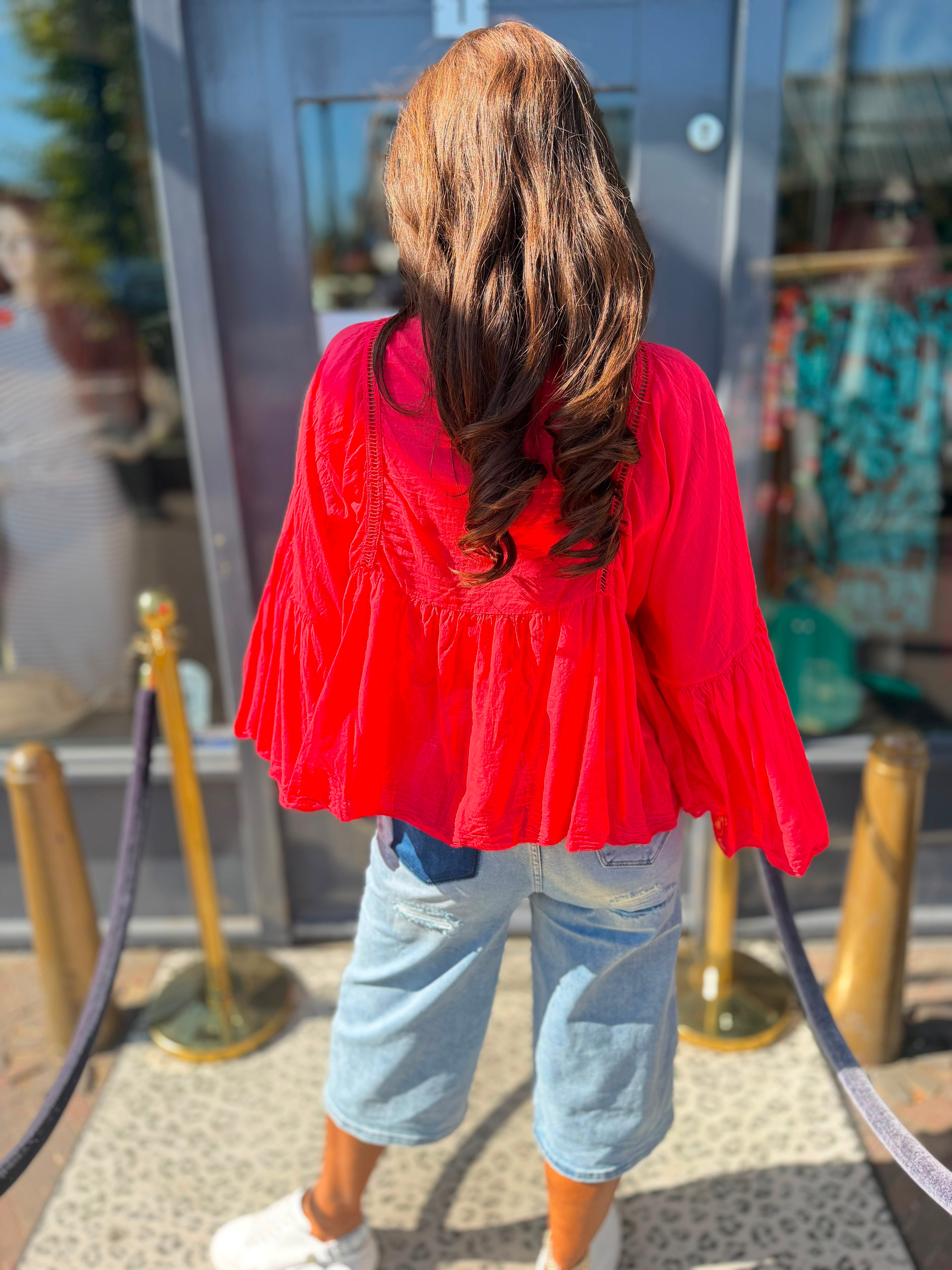 Blouse "Chay” Rood