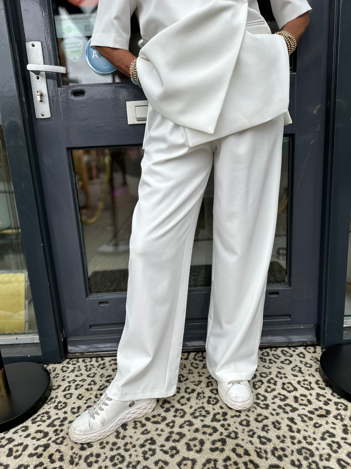 Pantalon "Jus de pom" Wit