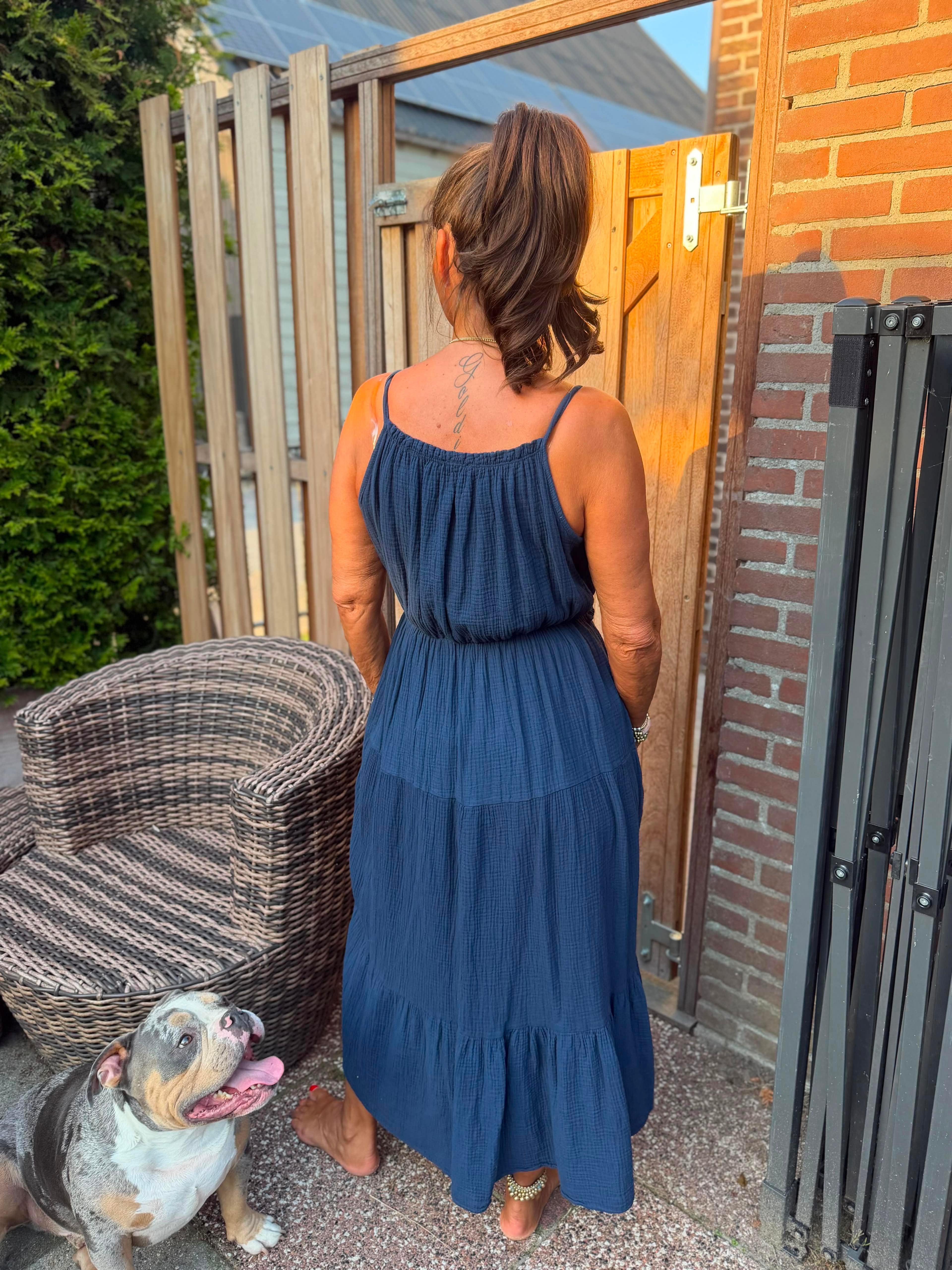 Hydrofiele jurk “Santa Susanna” navy