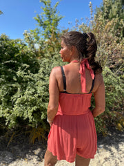 Jumpsuit “take a swim” koraal