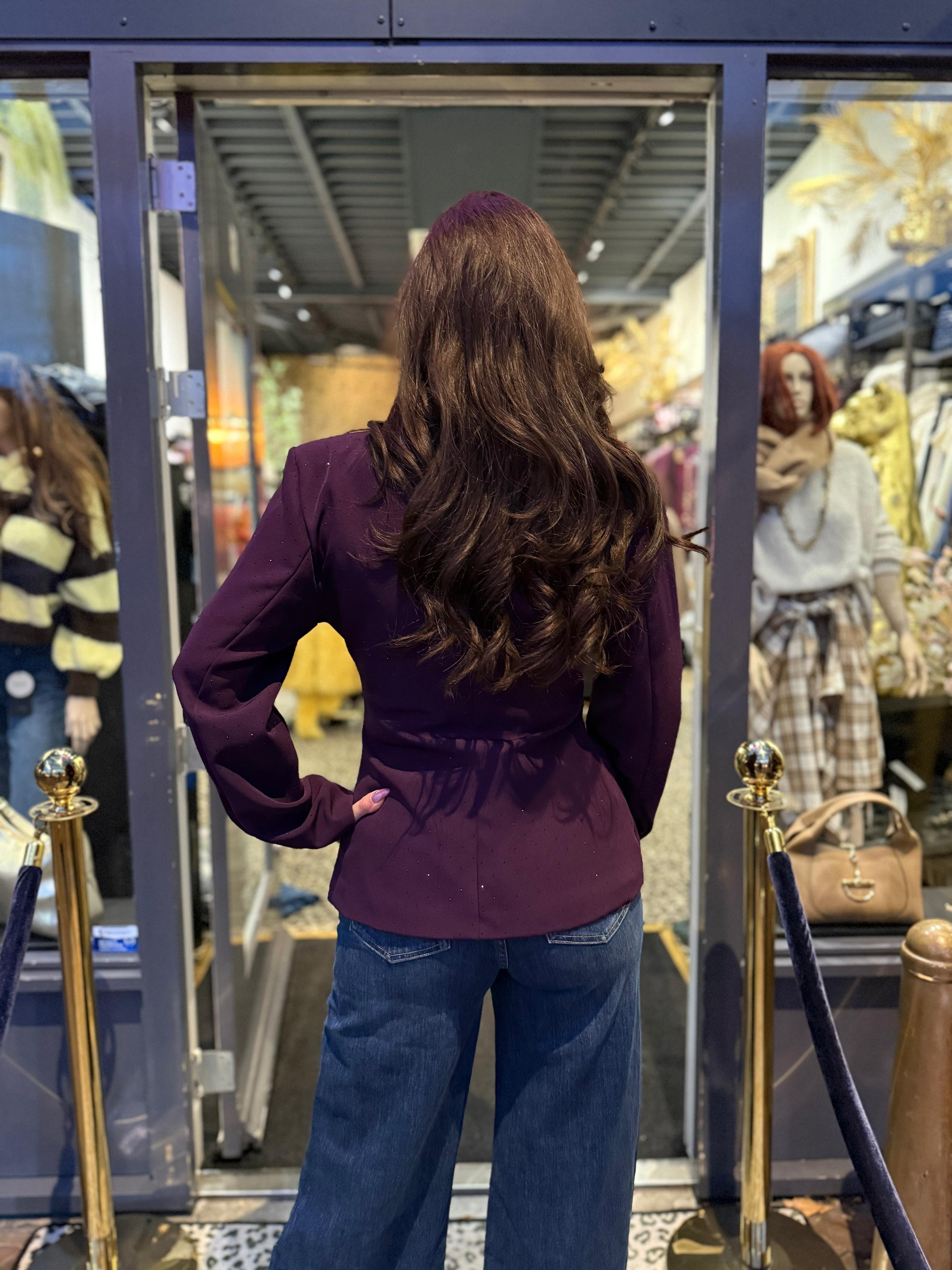 Blazer "Strass" Paars