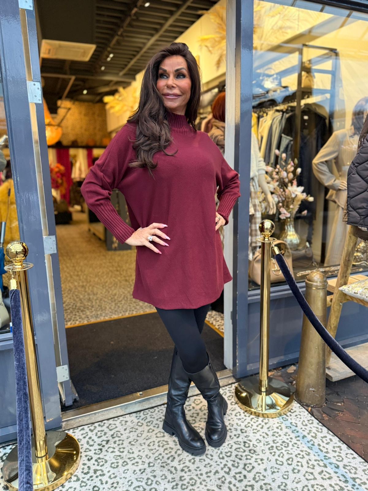 Trui "Diana" Bordeaux