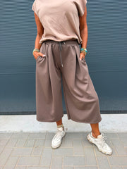 Comfy Culotte donkertaupe