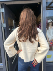 Top lange mouwen "Star of the sea" Beige