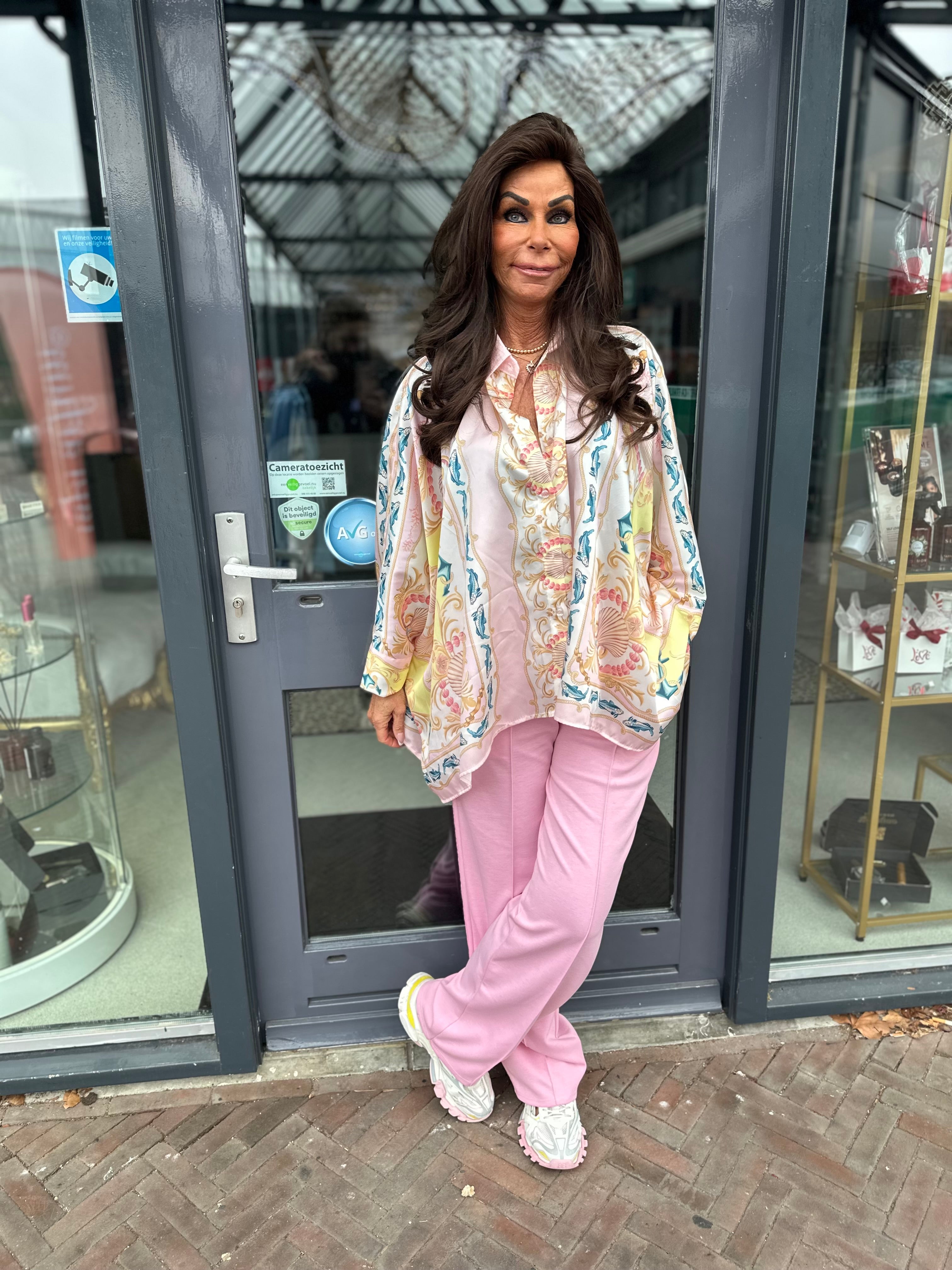 Blouse "sunshine" Roze