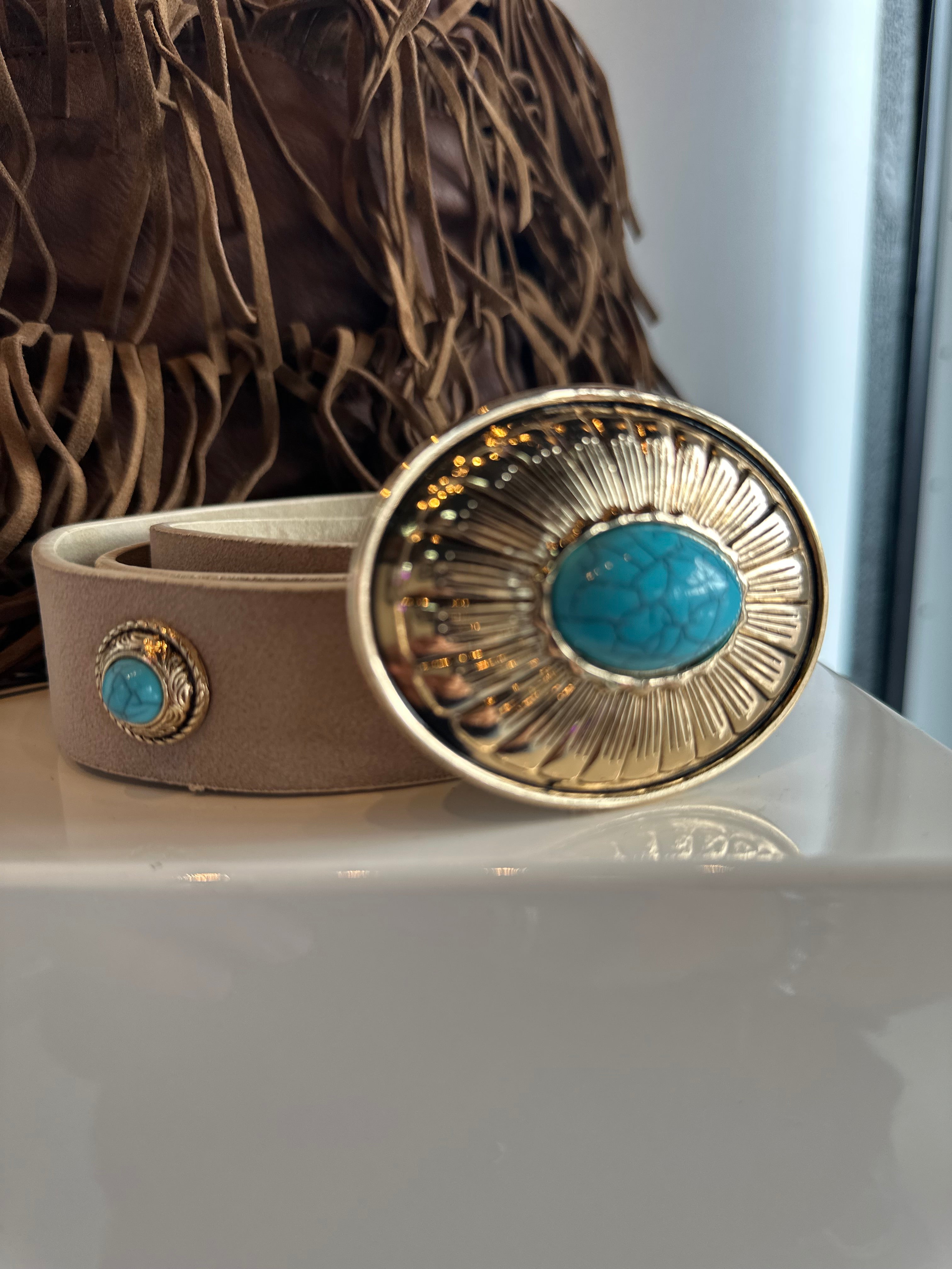 Riem Indiana turquoise beige