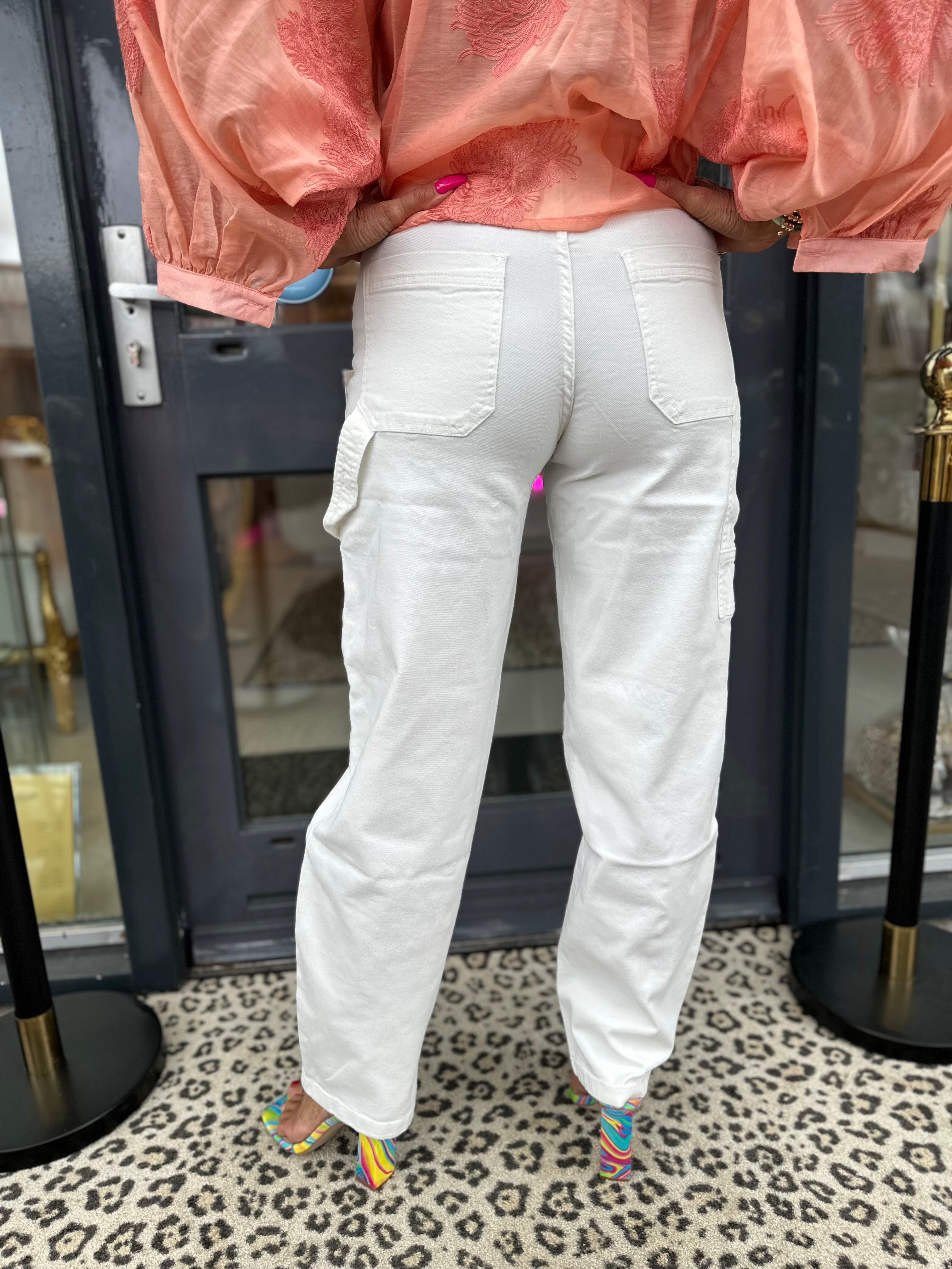 Ballonbroek “Wit 9444" Lus