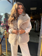 Gilet "Almost autumn" Taupe