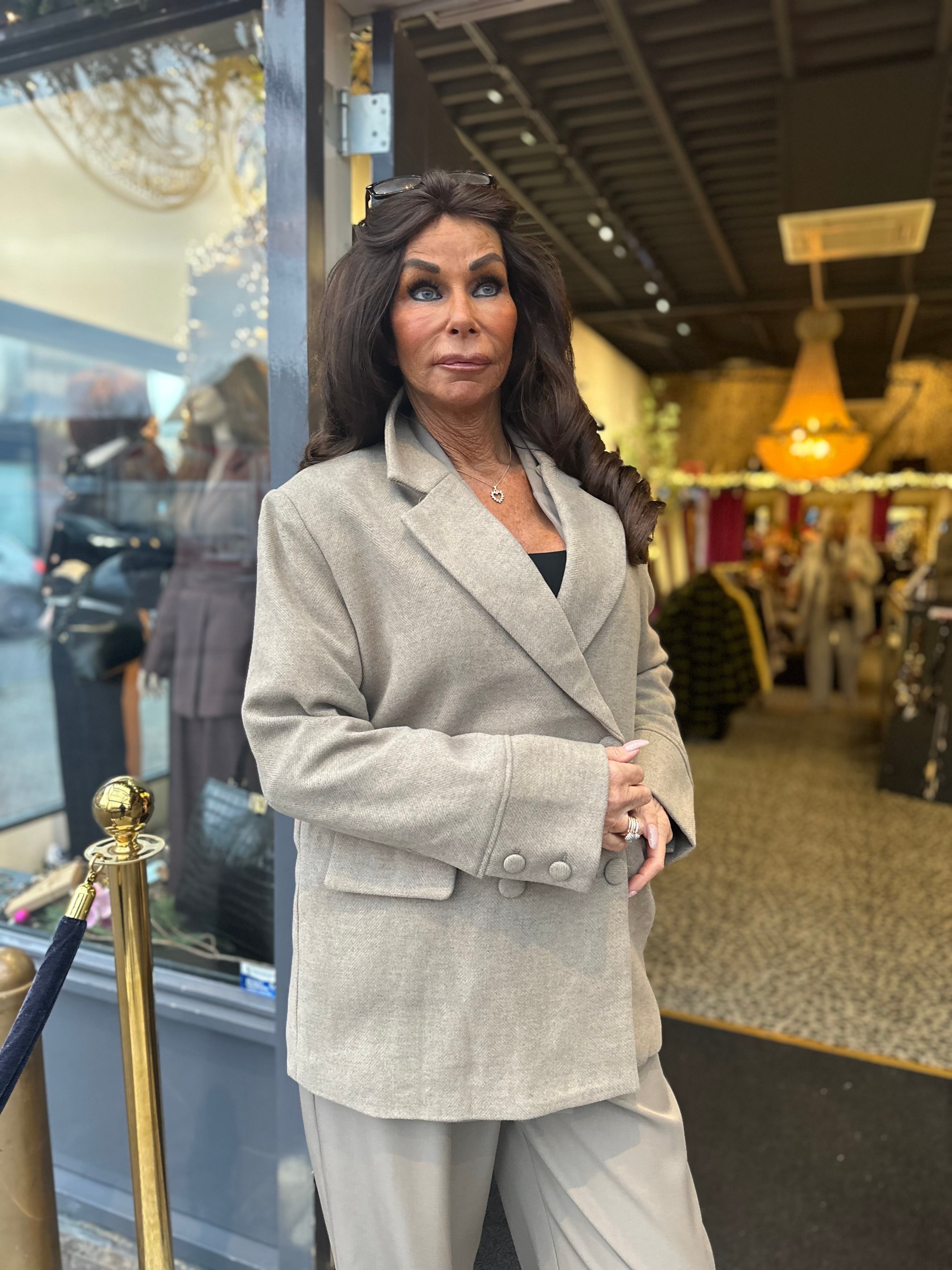 Jas Colbert "Jus de pom " taupe