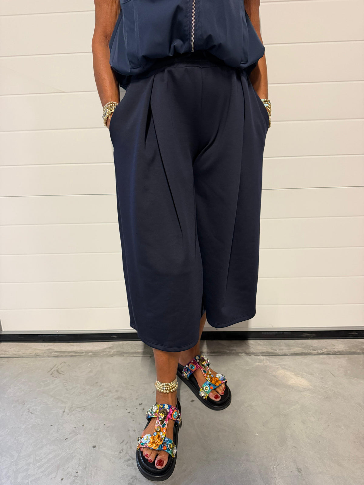 Comfy Culotte donkerblauw