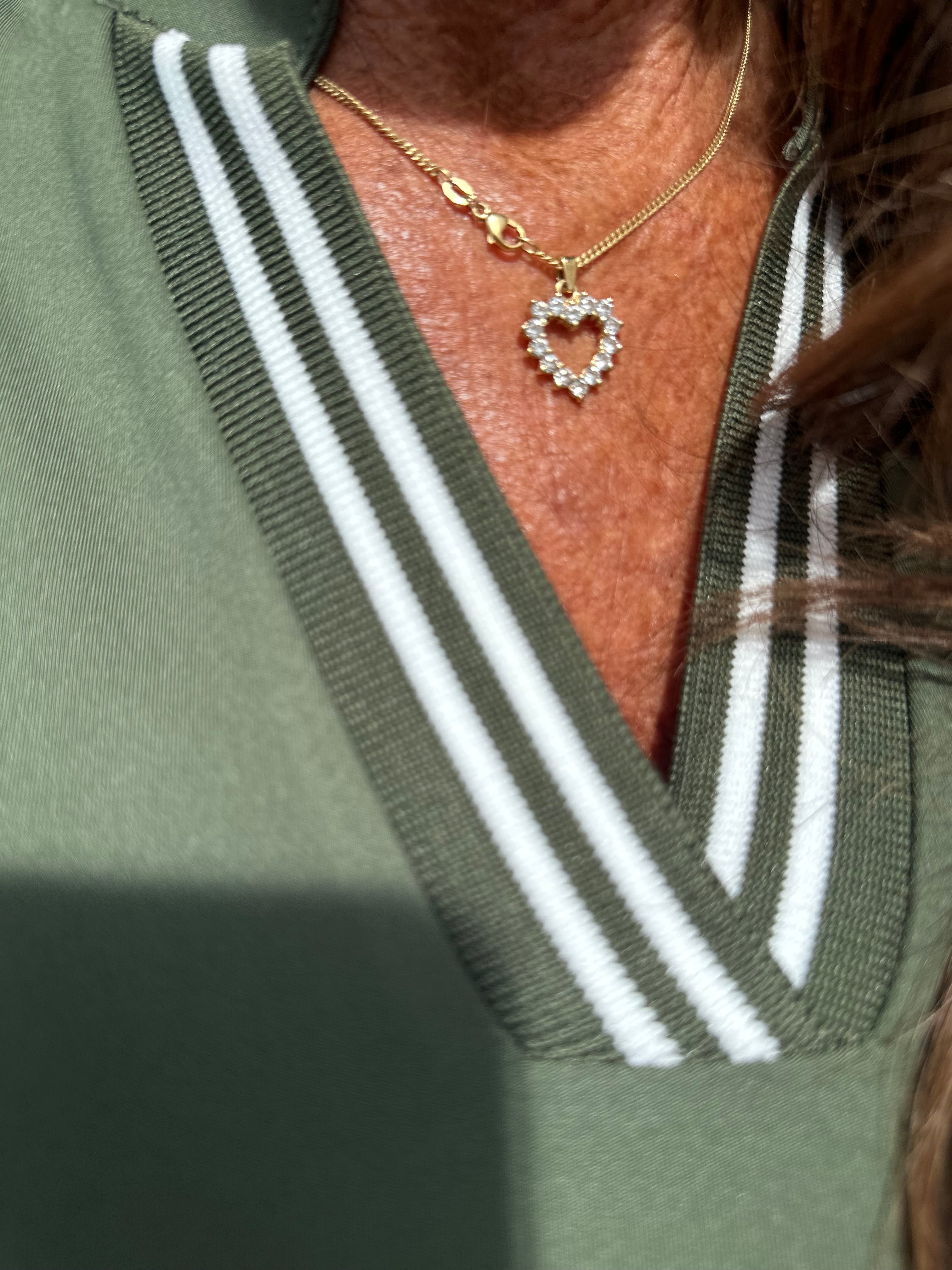 Travel jurk "Forever" legergroen