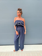 Strapless Jumpsuit "Venezuela" navy