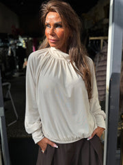 Top "Big Flappie" beige