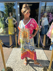 Lurex Jurk "La dolce vita"