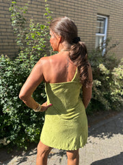 Badstof dress  Jane” Olijfgroen