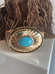 Riem Indiana turquoise camel