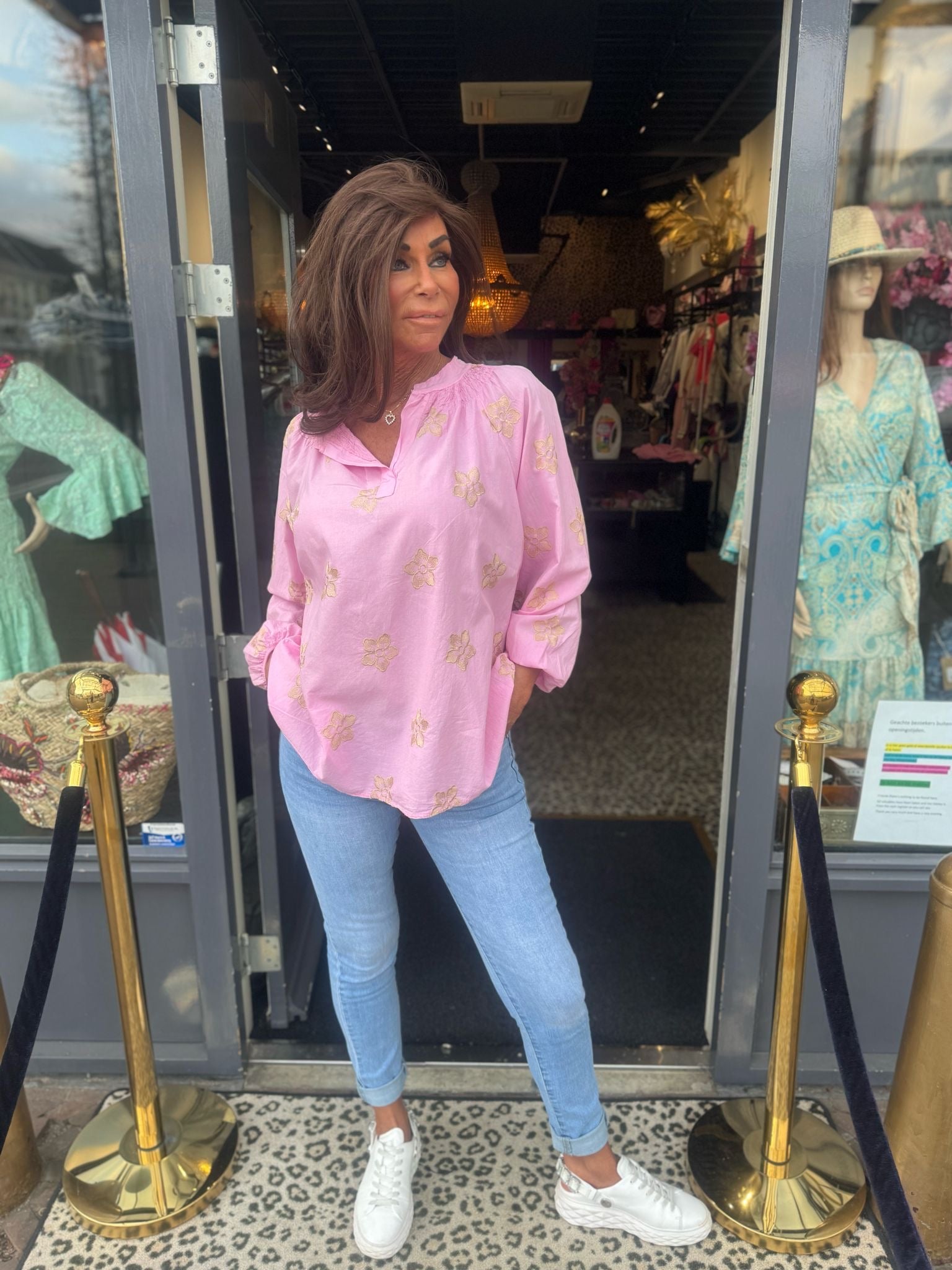 Blouse "Iris" Roze