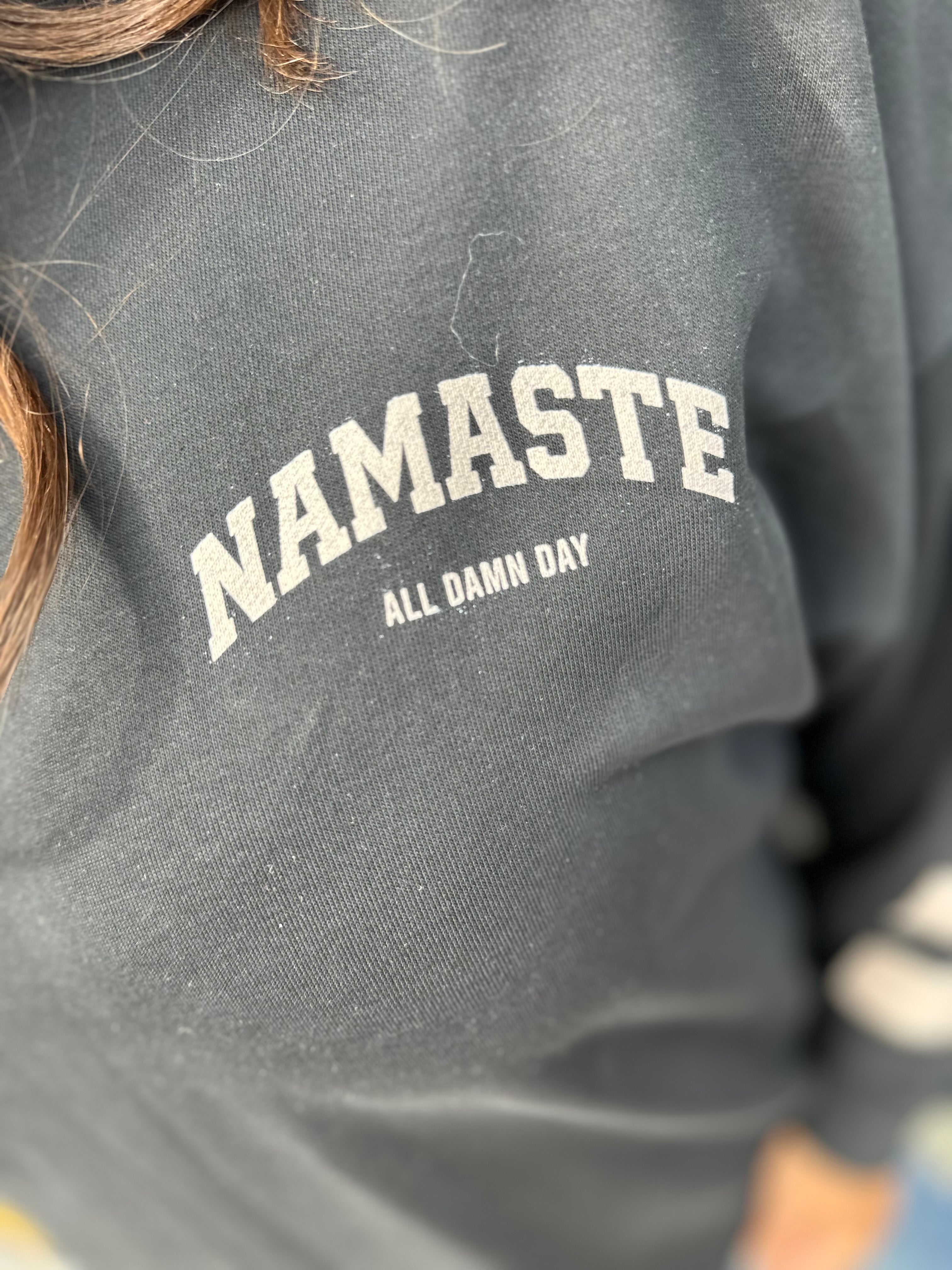 Sweater "Namasté" Zwart