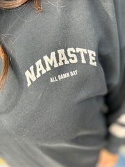 Sweater "Namasté" Zwart