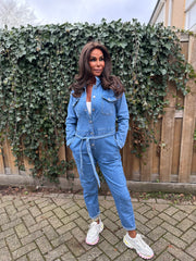 Denim look "Jumpsuit" Let op te dragen tot en met 1.70 lengte