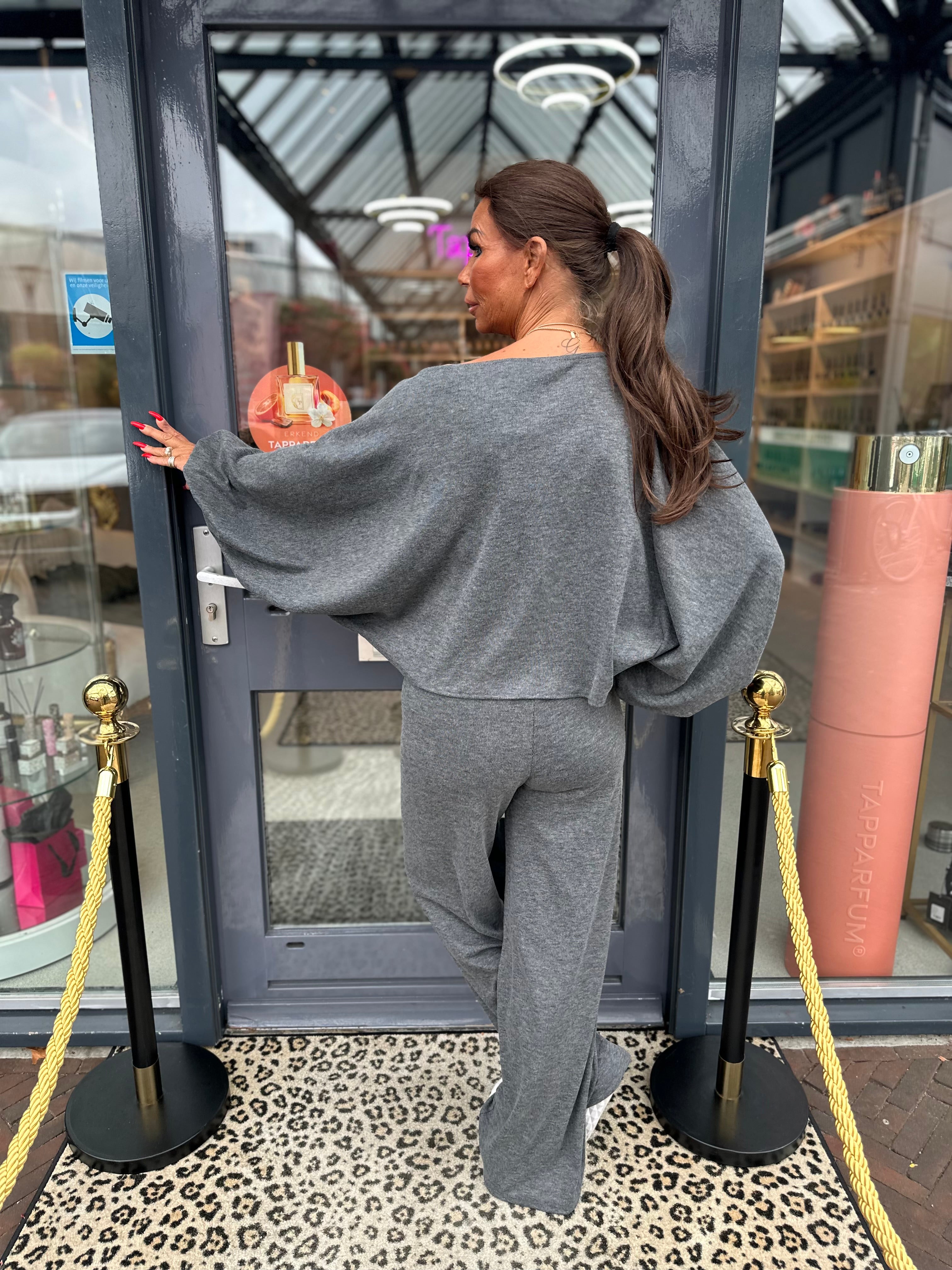 2 delig comfyset pofmouw antracietgrijs