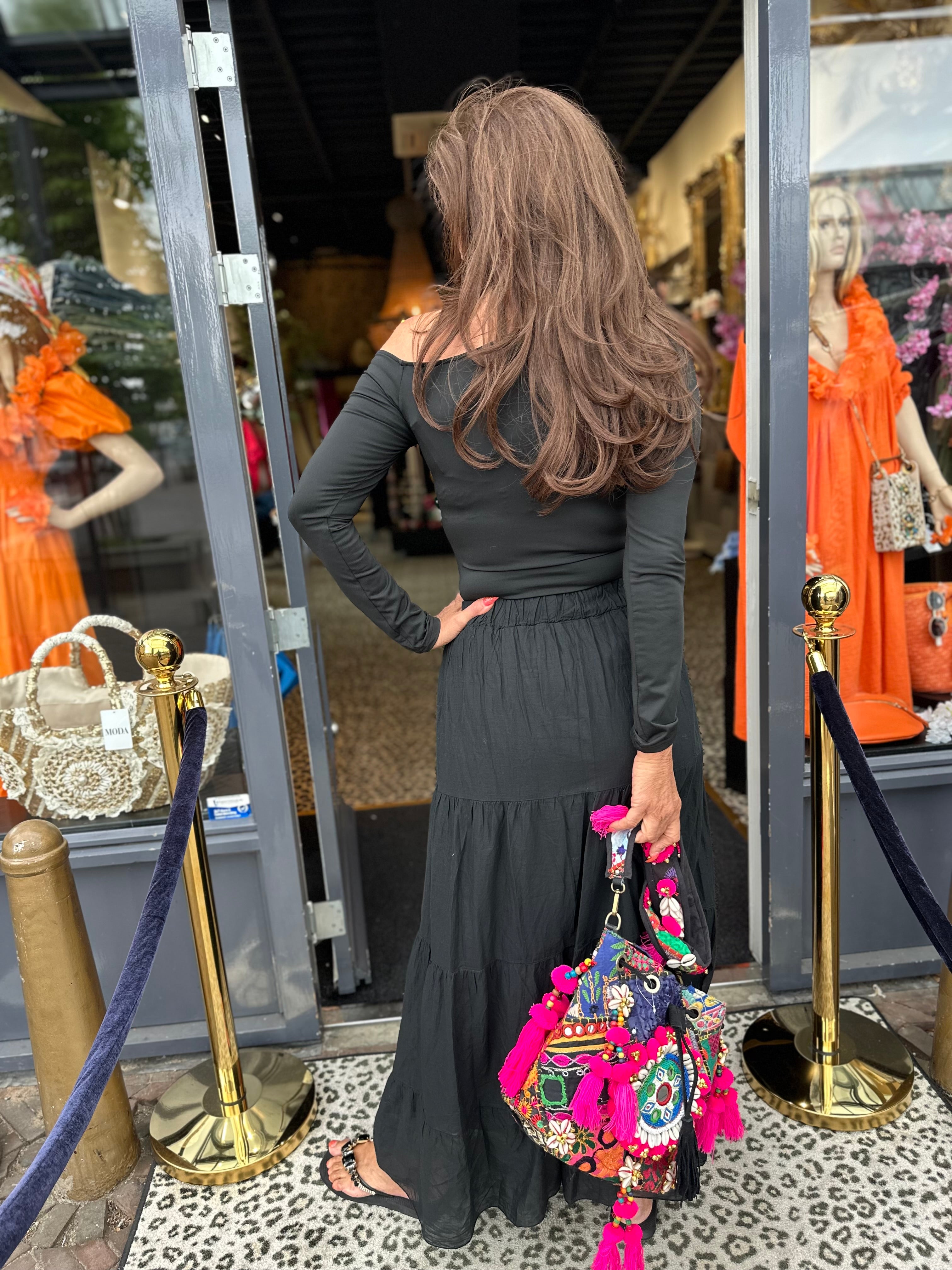 Lange rok "Black"