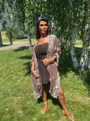 Kaftan "Adore" Donkerbruin