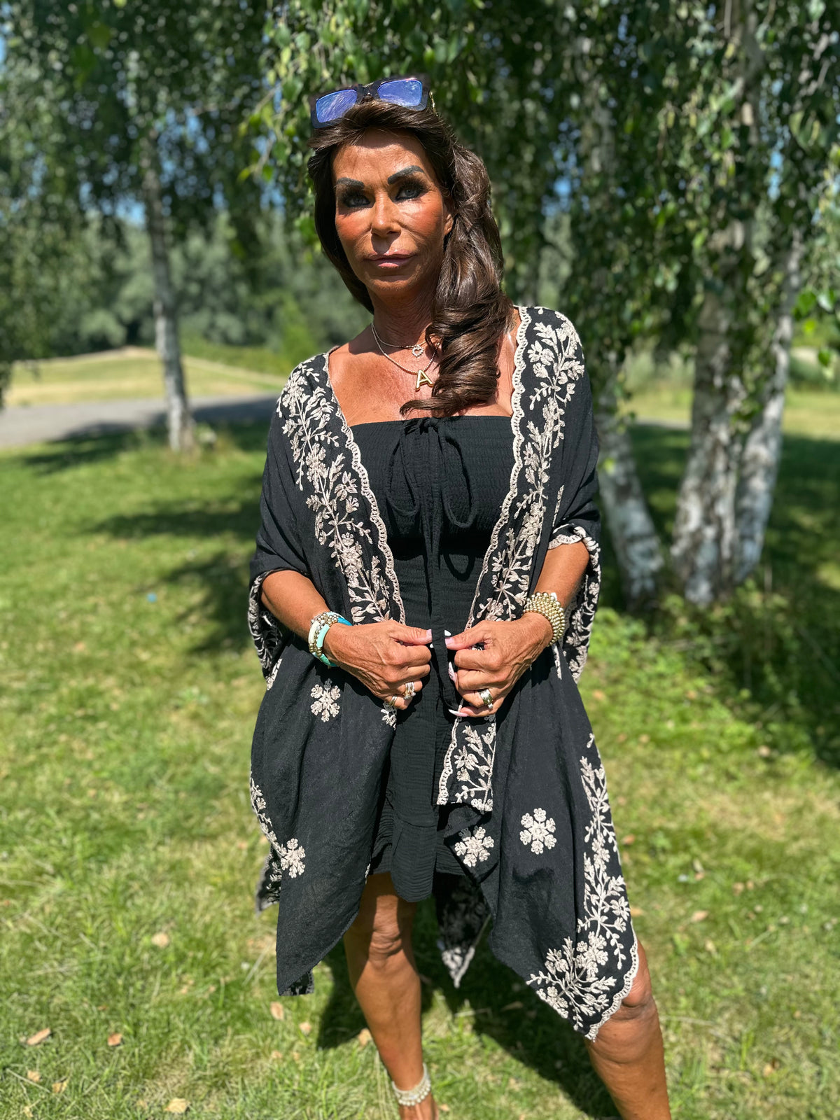 Kaftan "Adore" Zwart