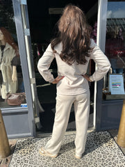 2-delig set "Bij Ann" beige