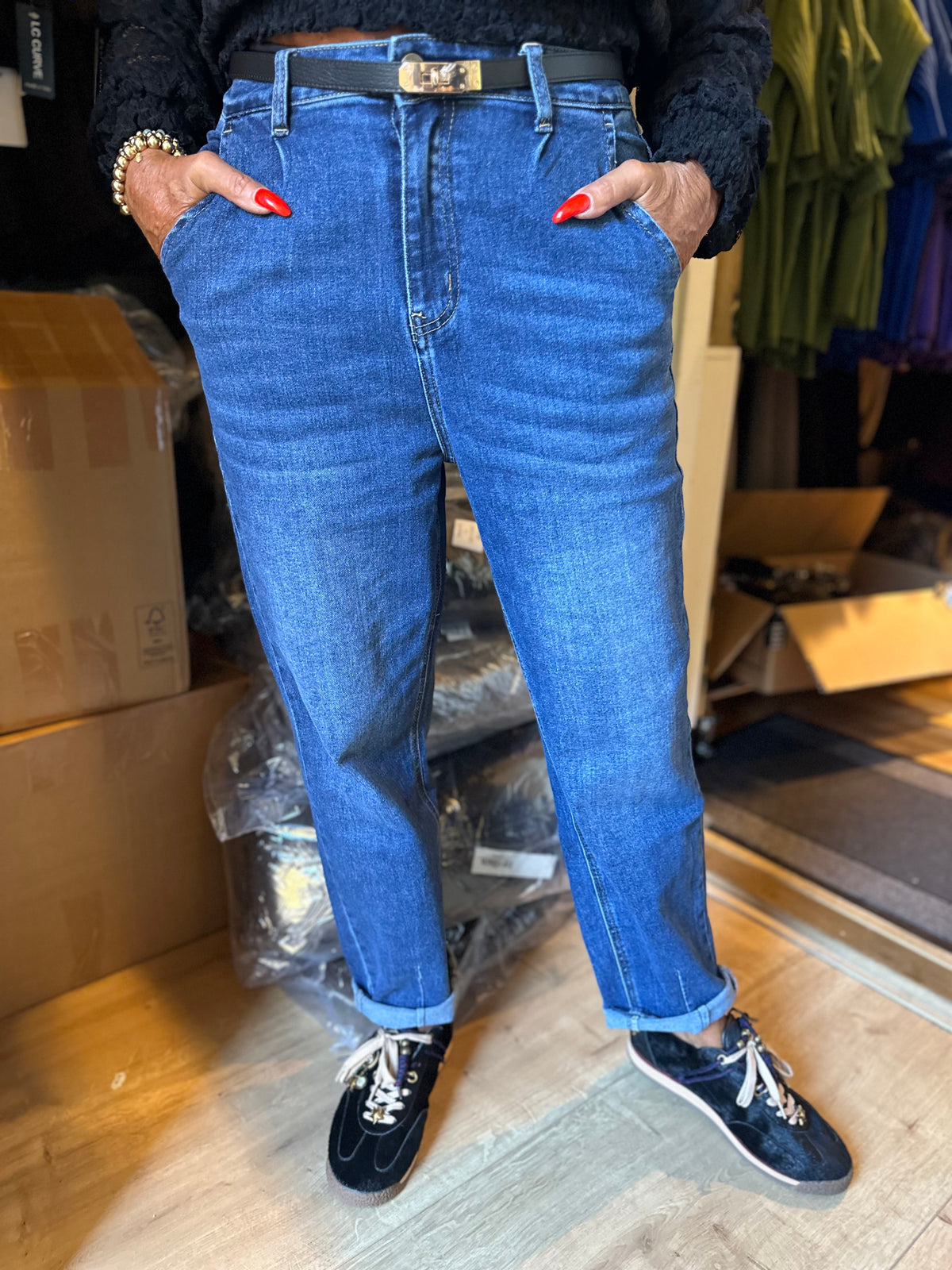 Barrel Stretch Jeans “Riza'