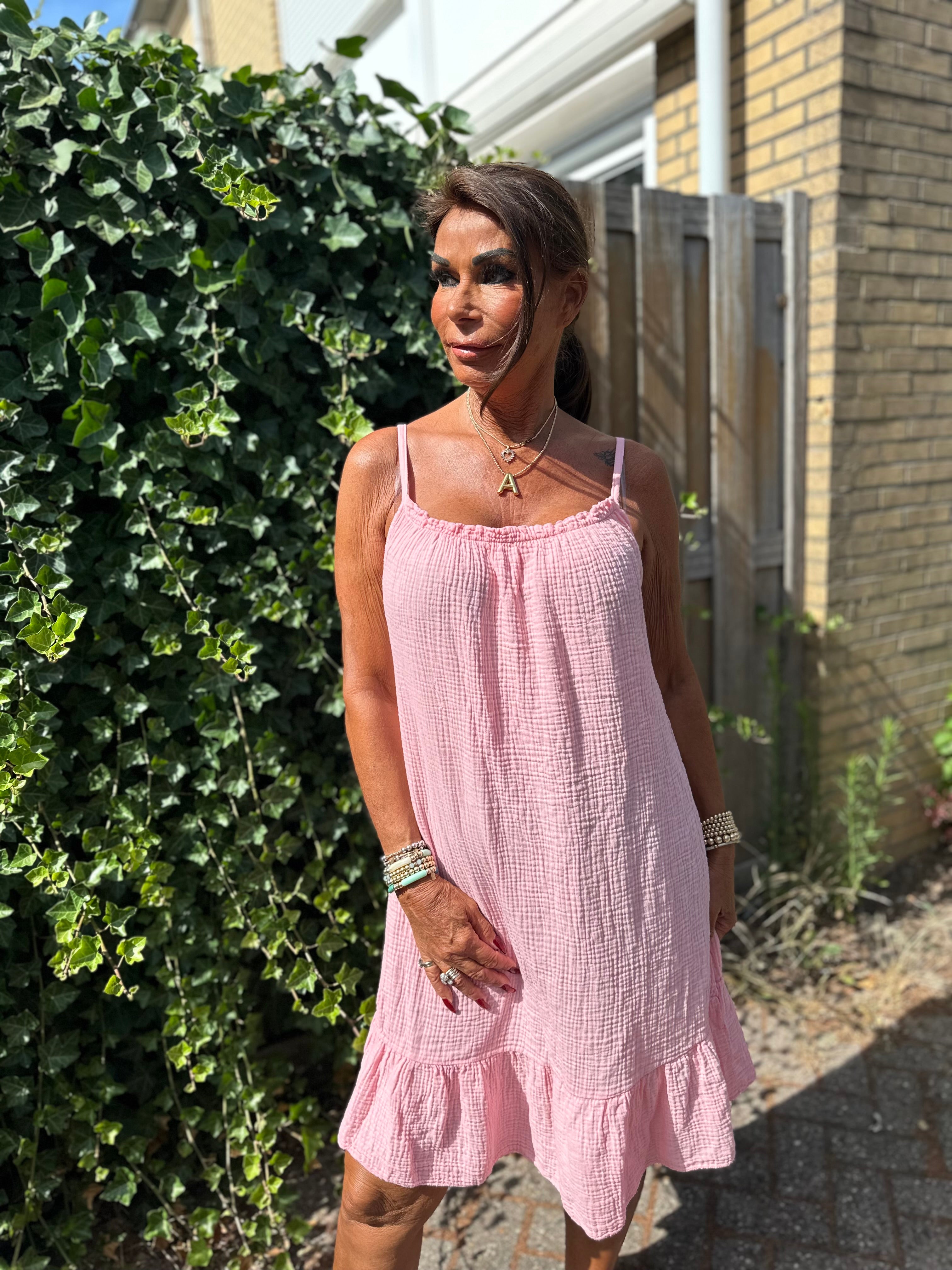 Hydrofiel Jurkje "Cindy" Zalm roze