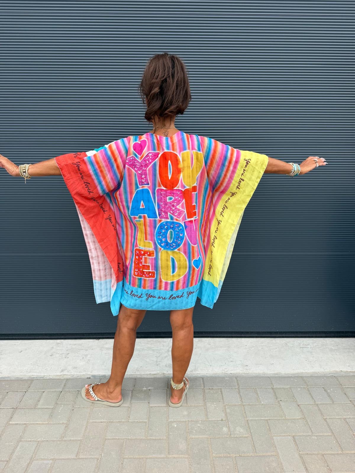 Tuniek jurk met print "Squeeze The day"