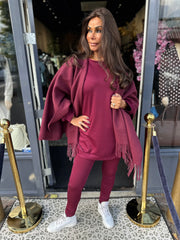 Life isn't perfect set "SKINNY" Bordeaux