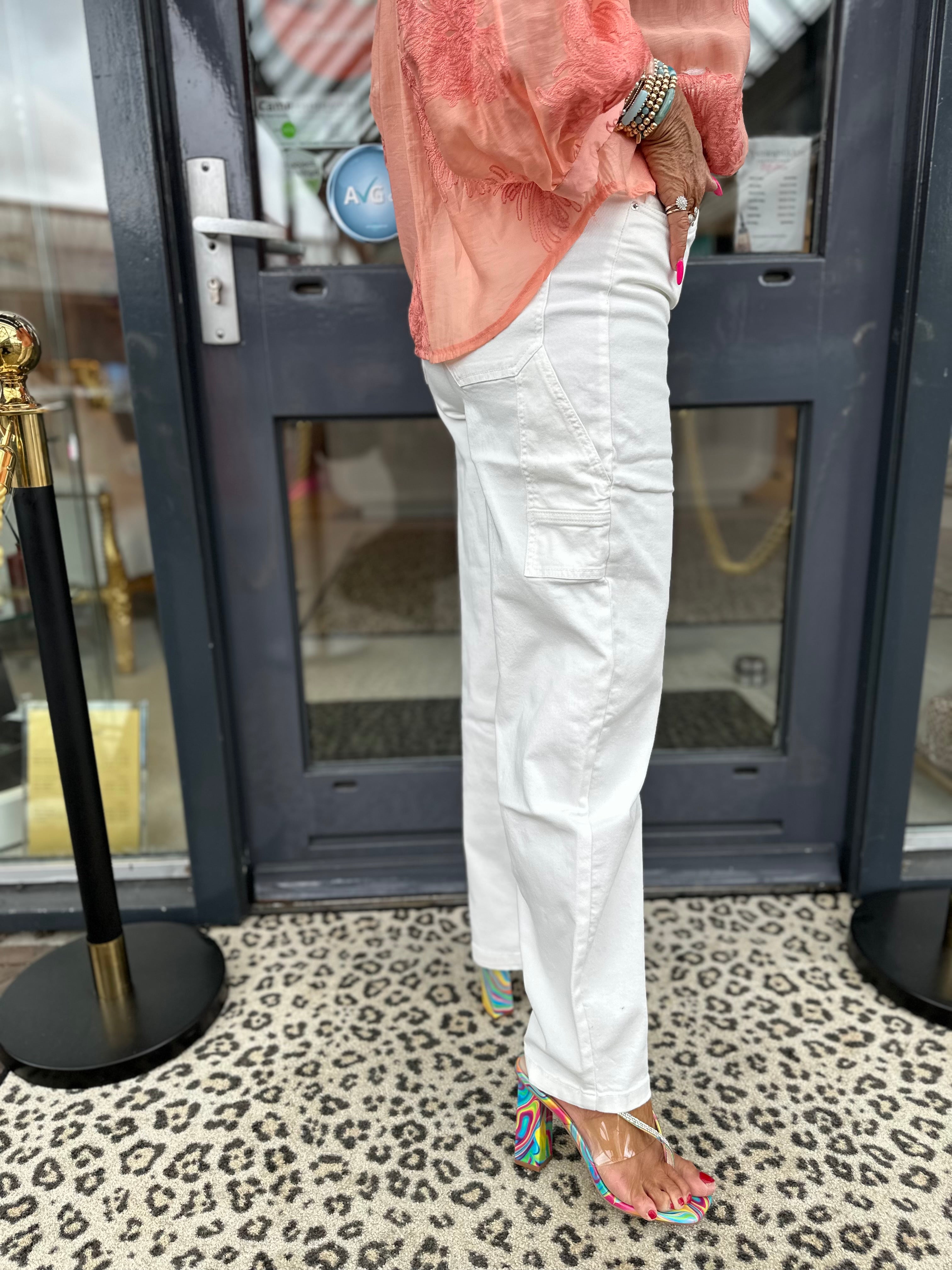 Ballonbroek “Wit 9444" Lus