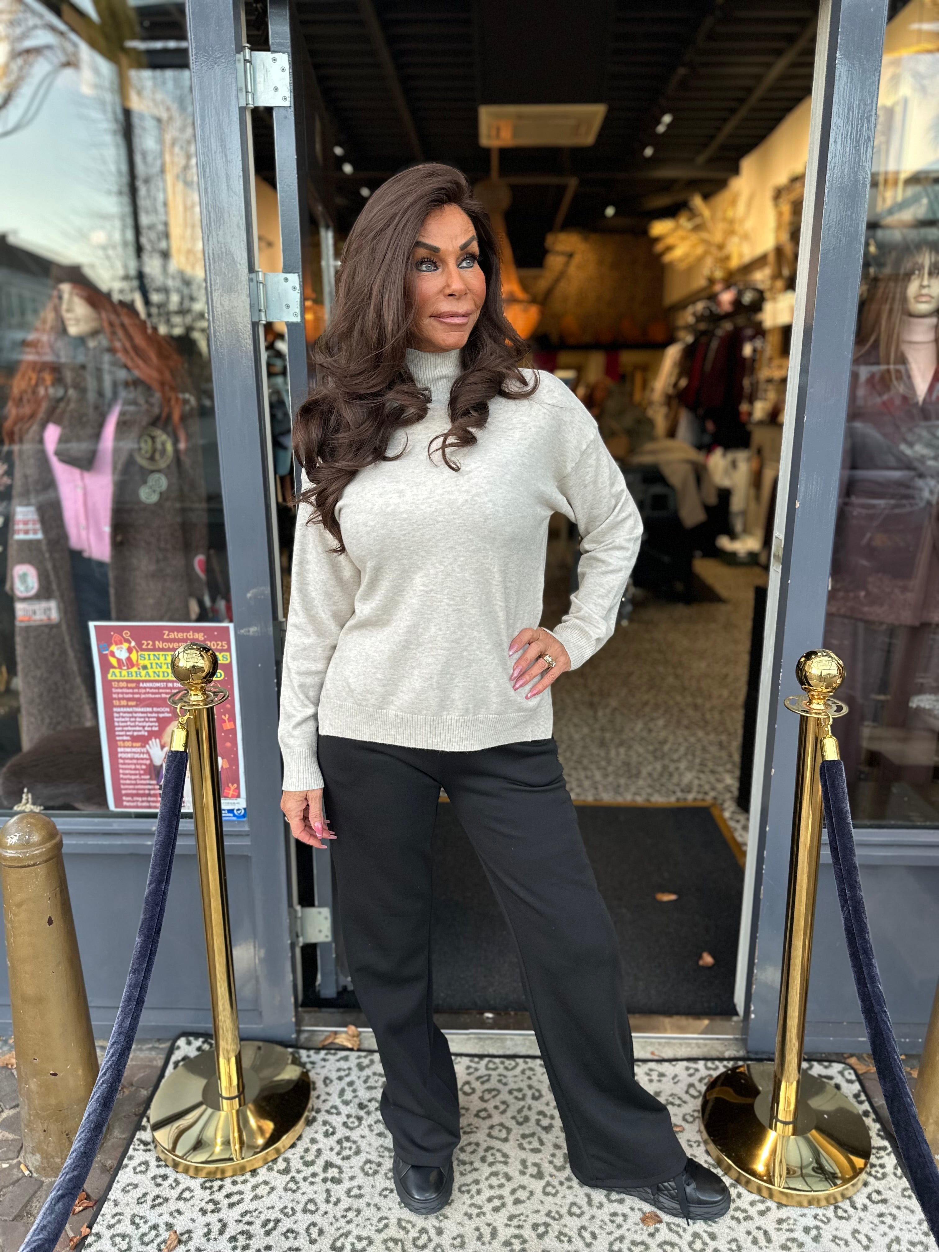 Turtle top "Java" Beige