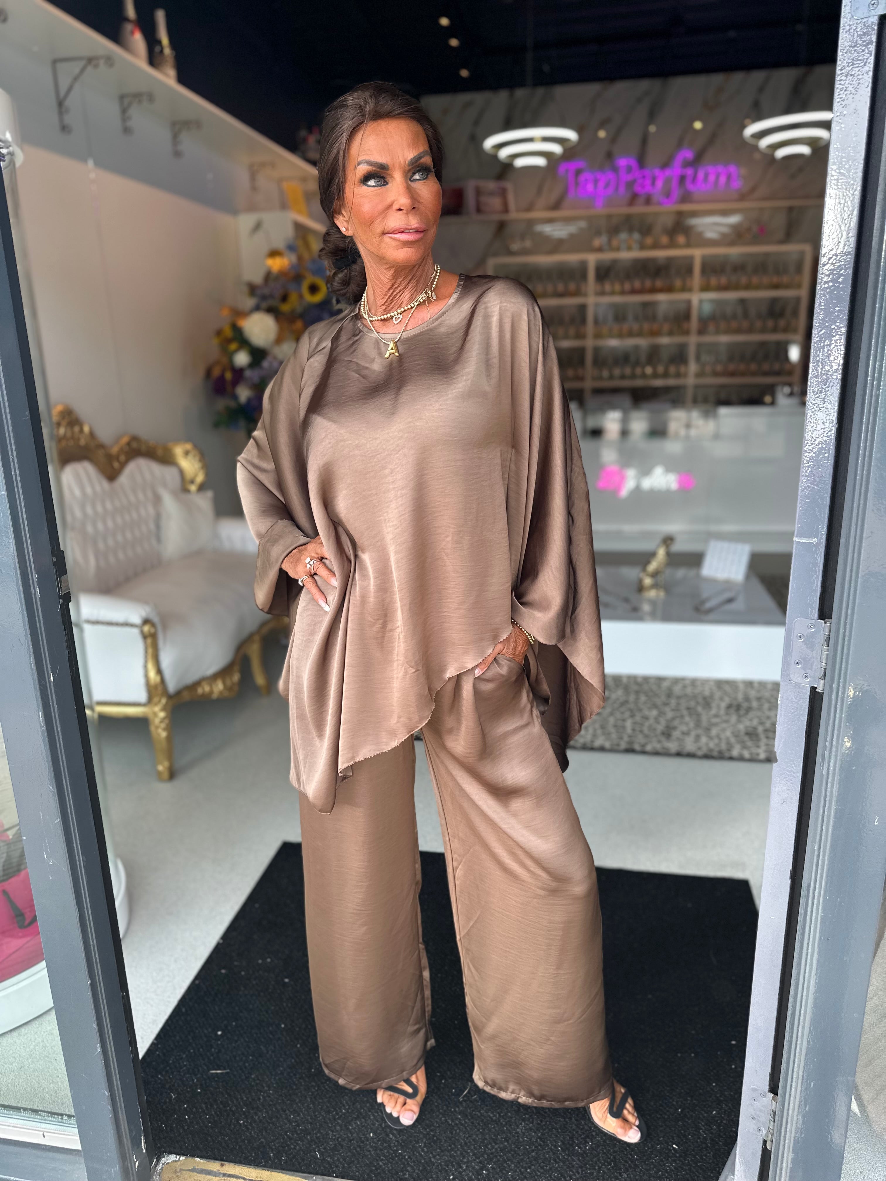 2 delig set "Olivia" Taupe