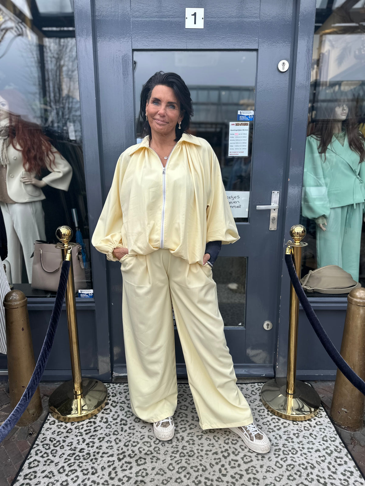 2 delig set “Je T’Aime” geel