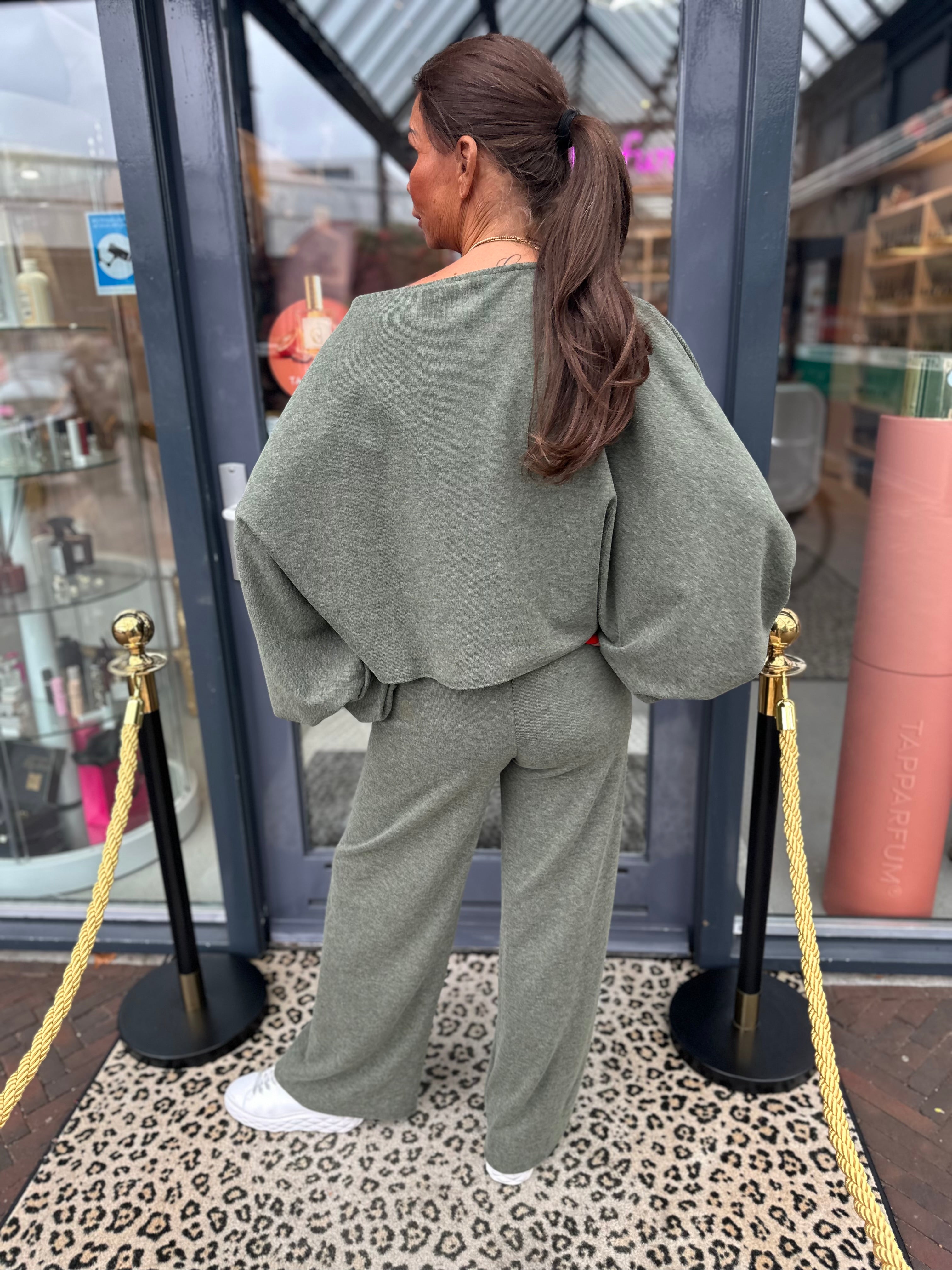 2 delig comfyset pofmouw groen