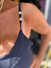 Jurk "Laila" donkerblauw