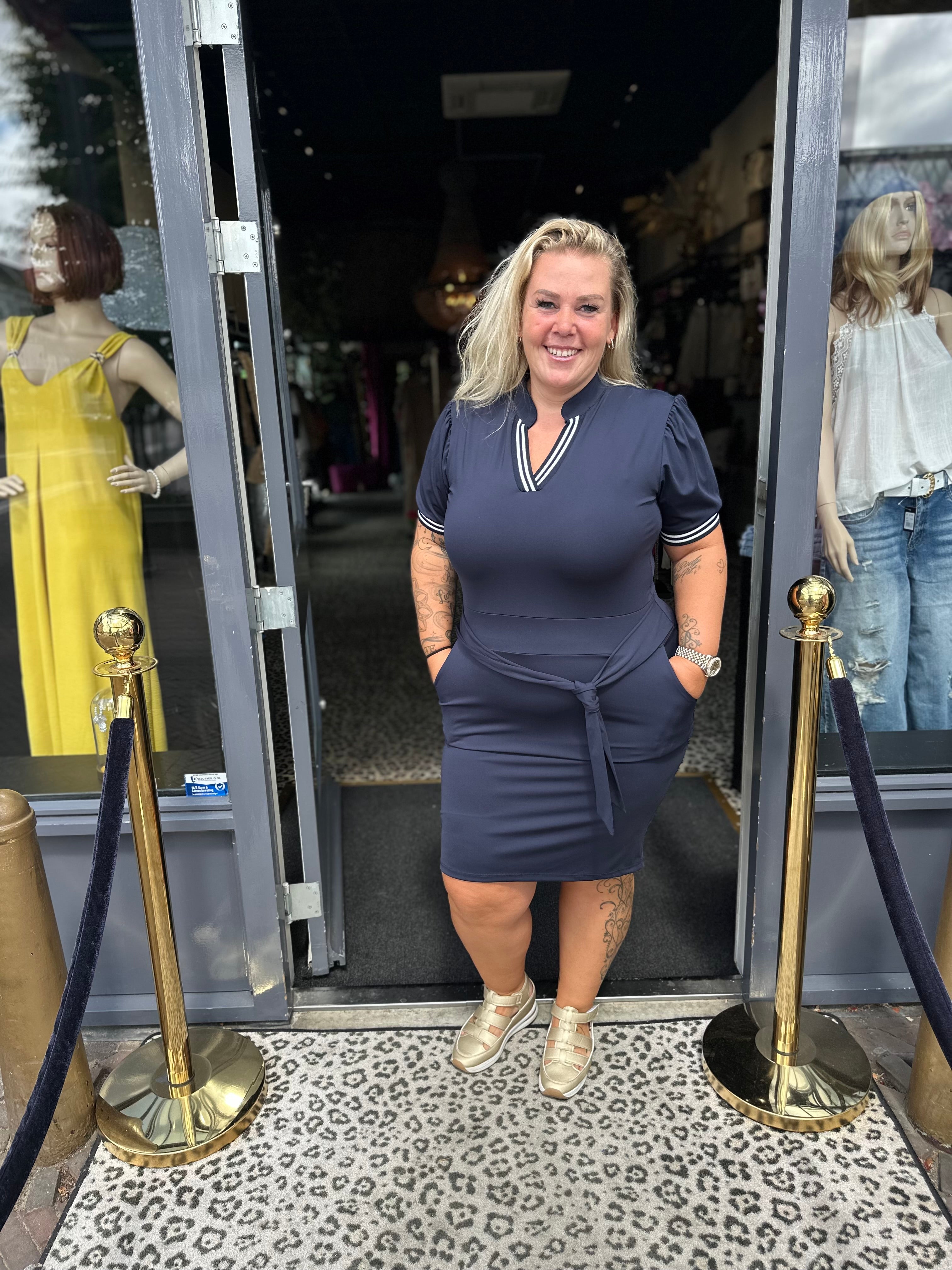 Travel jurk "Forever" Donkerblauw