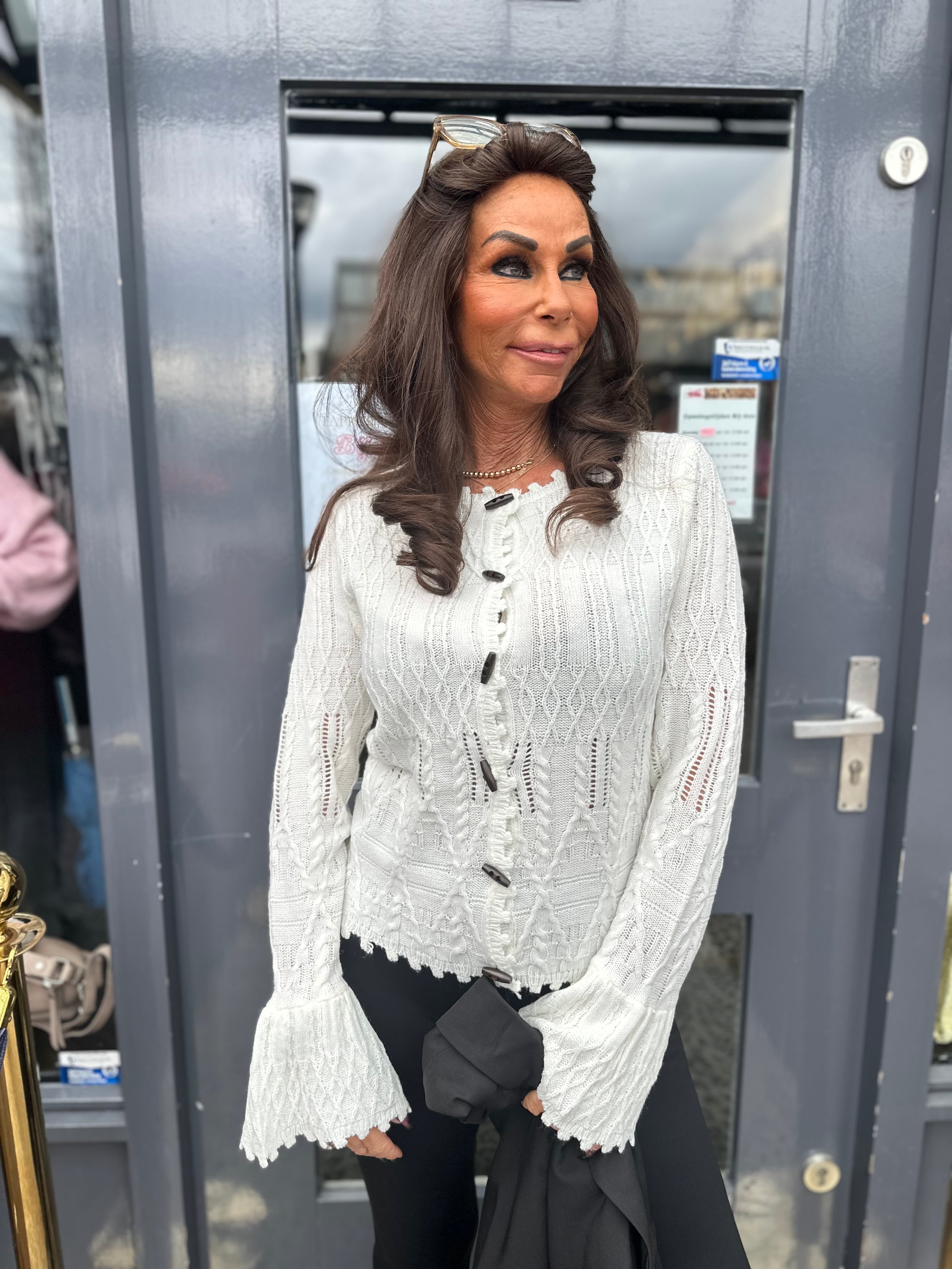 Vestje “Mouwtjes” wit