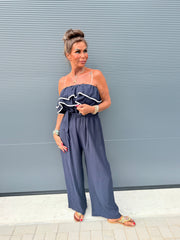 Strapless Jumpsuit "Venezuela" navy