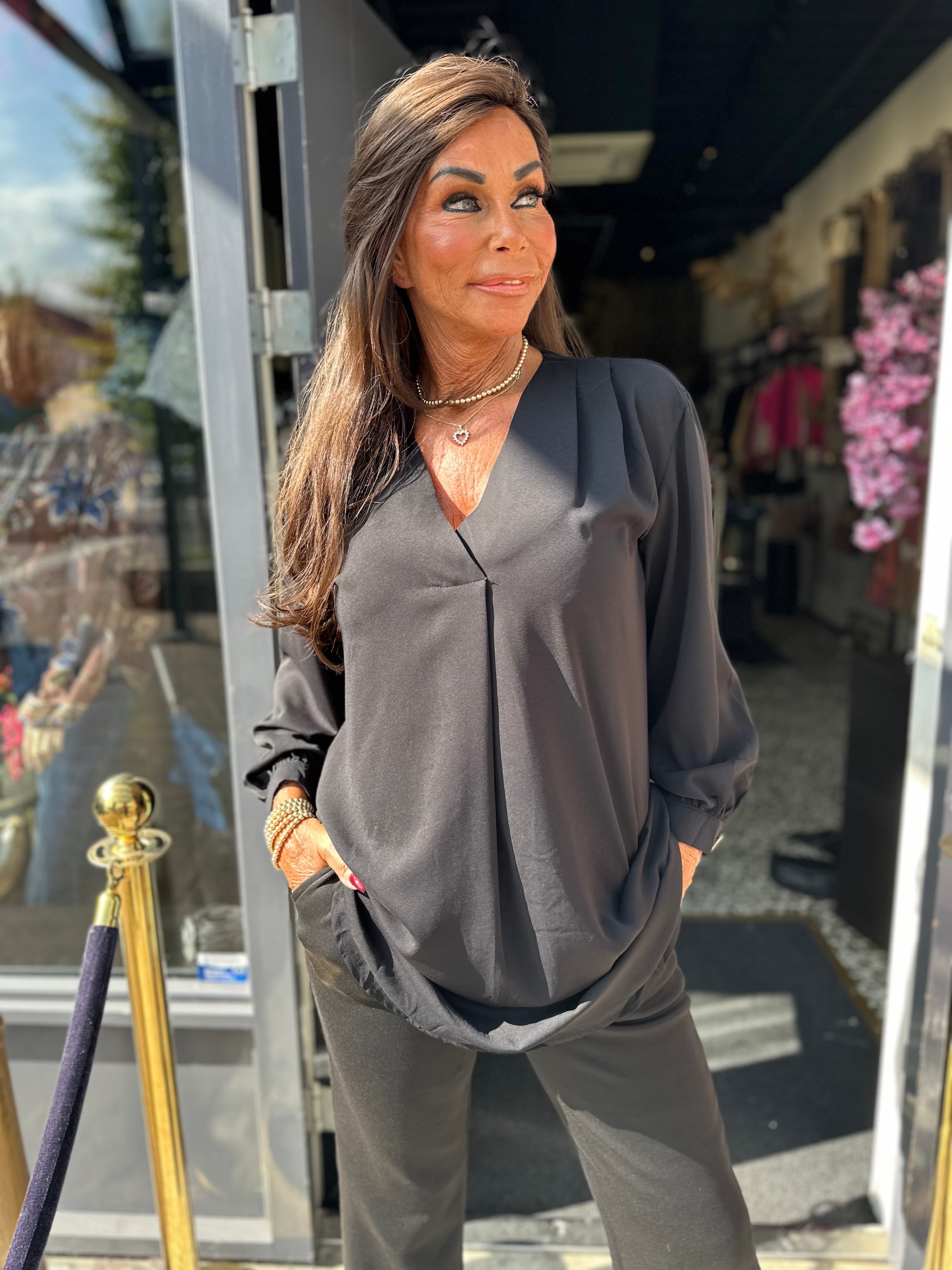 Blouse "Sem" Zwart