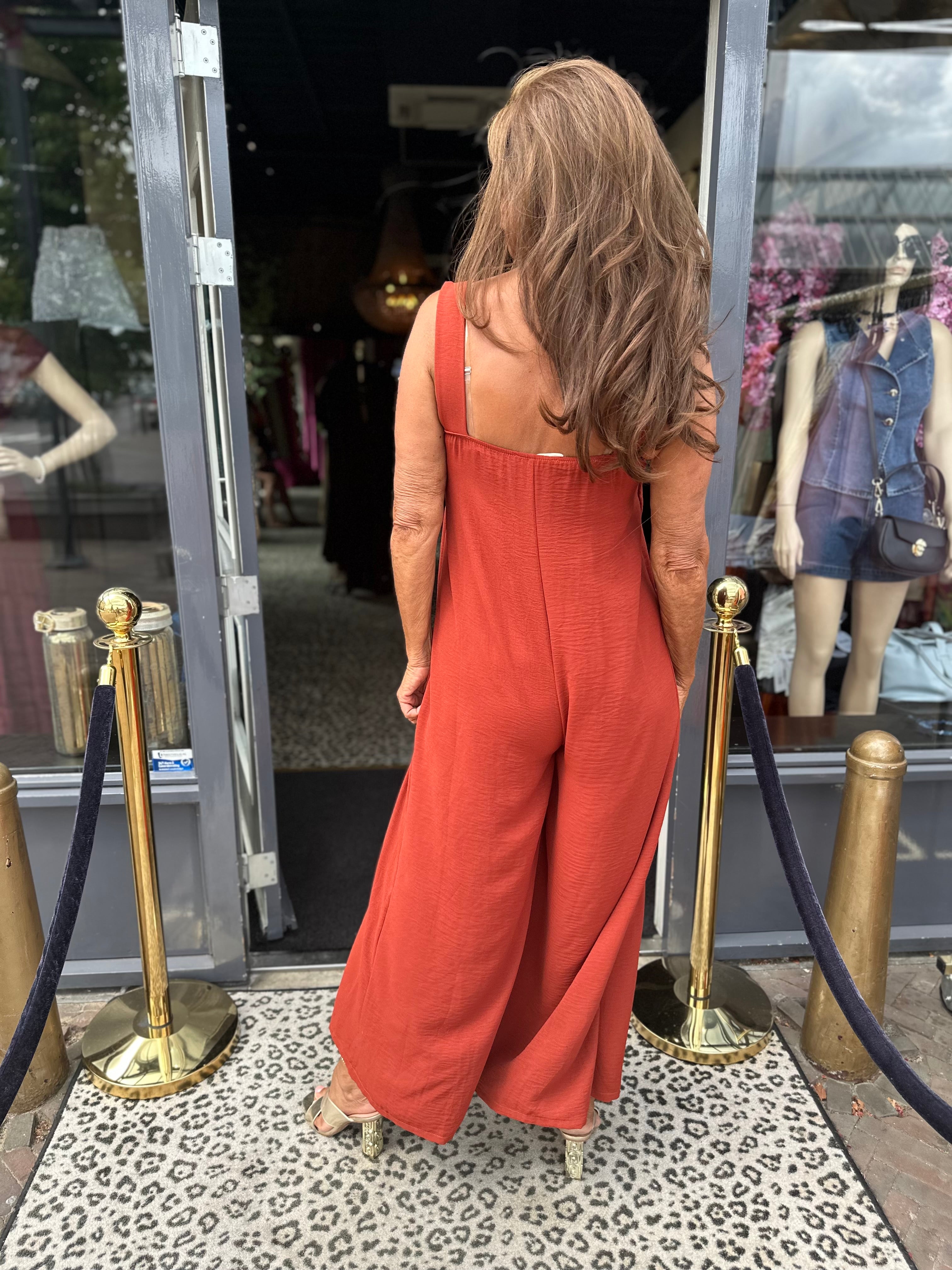 Jumpsuit "Amarillo" brique
