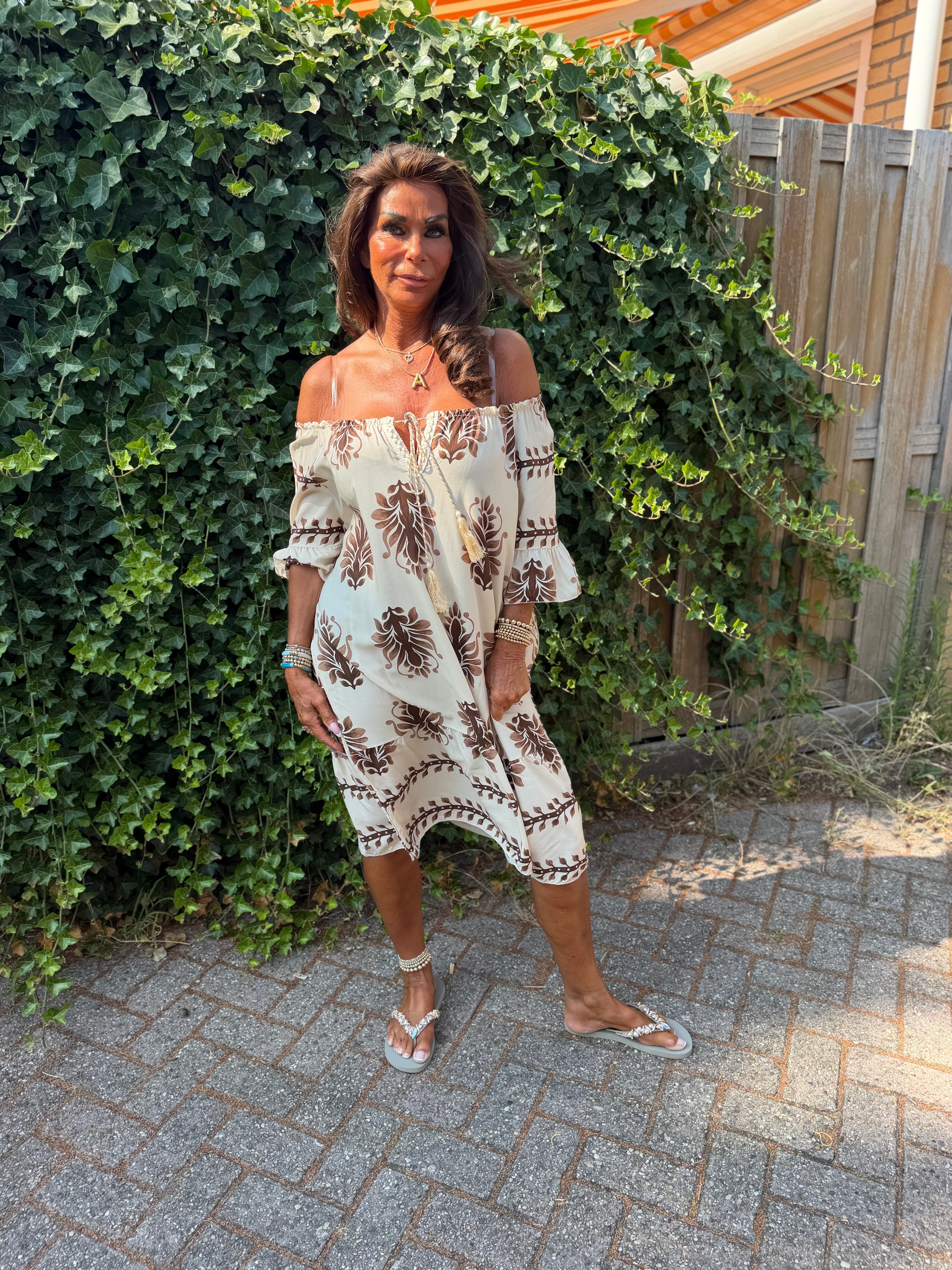 Jurkje "Barbuda" beige