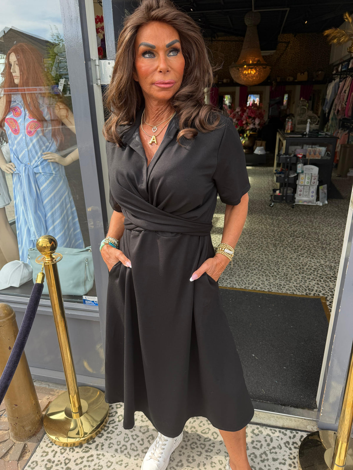 Knoopjurk "Couture" Zwart