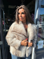 Bontjas fakefur "Taupe"