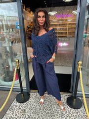 3 delig set "Mia" Navy