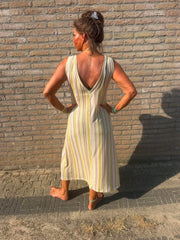 Lurex Jurk "Egyptian" geel goud